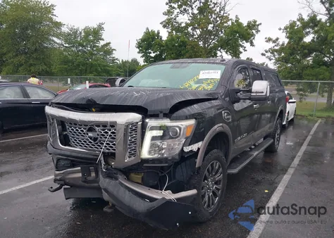 2016 Nissan Titan Xd Platinum Reserve Diesel from USA, damaged, VIN 1N6BA1F40GN510638